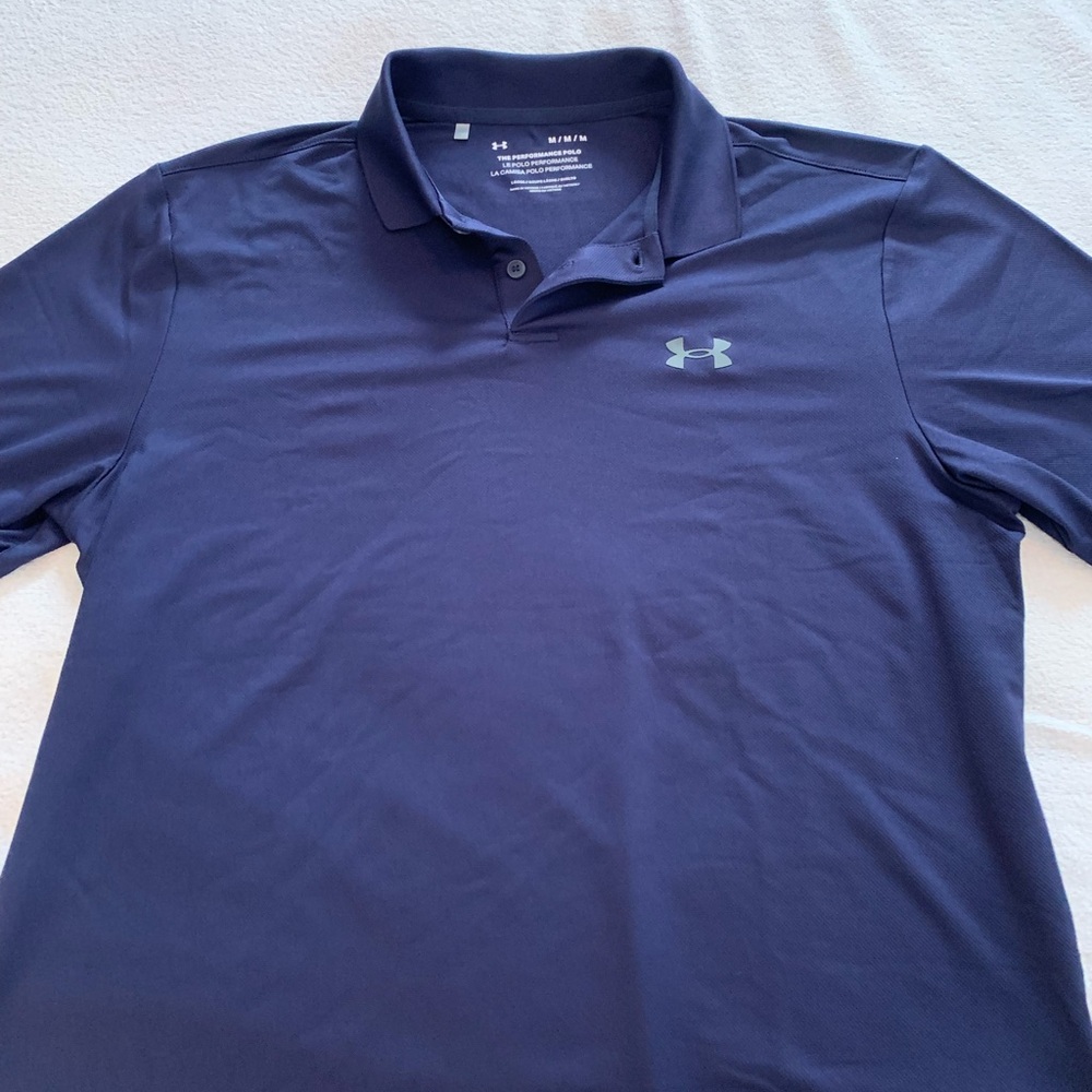 Navy blue - Under Armour performance polo - never been worn - Size M